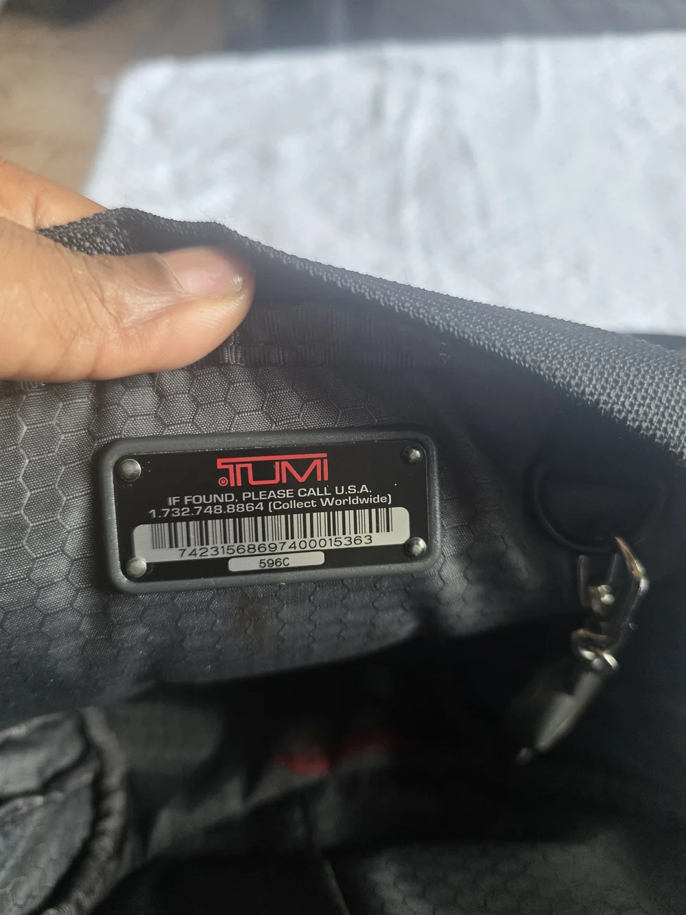 Tumi versatile black